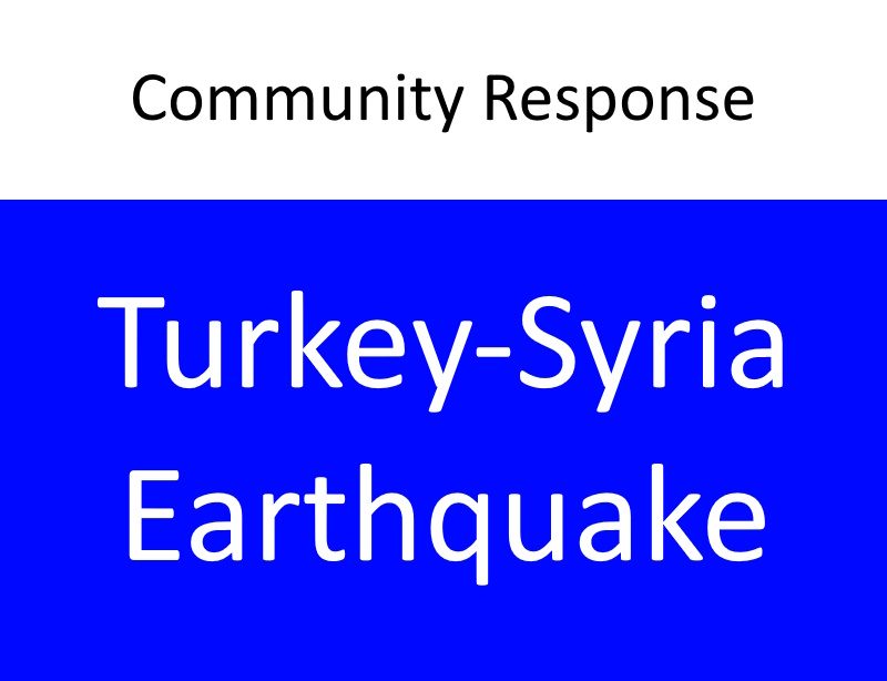 Community Response: Turkey & Syria